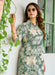 Green & Beige Floral Printed Kurti with Matching Straight Pants